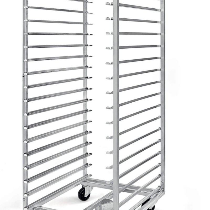 Trolleys for rotary ovens for bakeries Trolleys for rotary ovens for bakeries