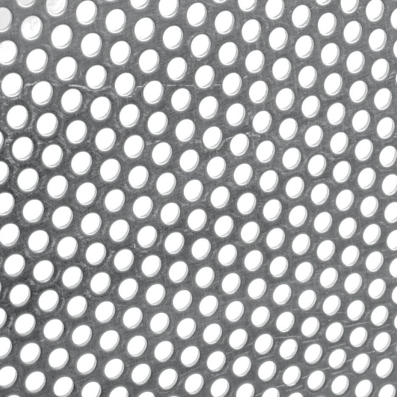 Teglie con telaio in alluminio forato piane ed ondulate