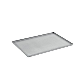 Teglie in lamiera alluminata bordo di piega