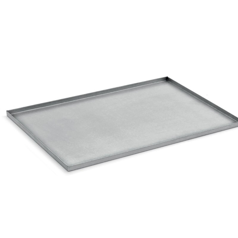 Teglie in lamiera alluminata bordo di piega