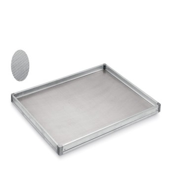 Teglie con telaio in alluminio forato piane ed ondulate