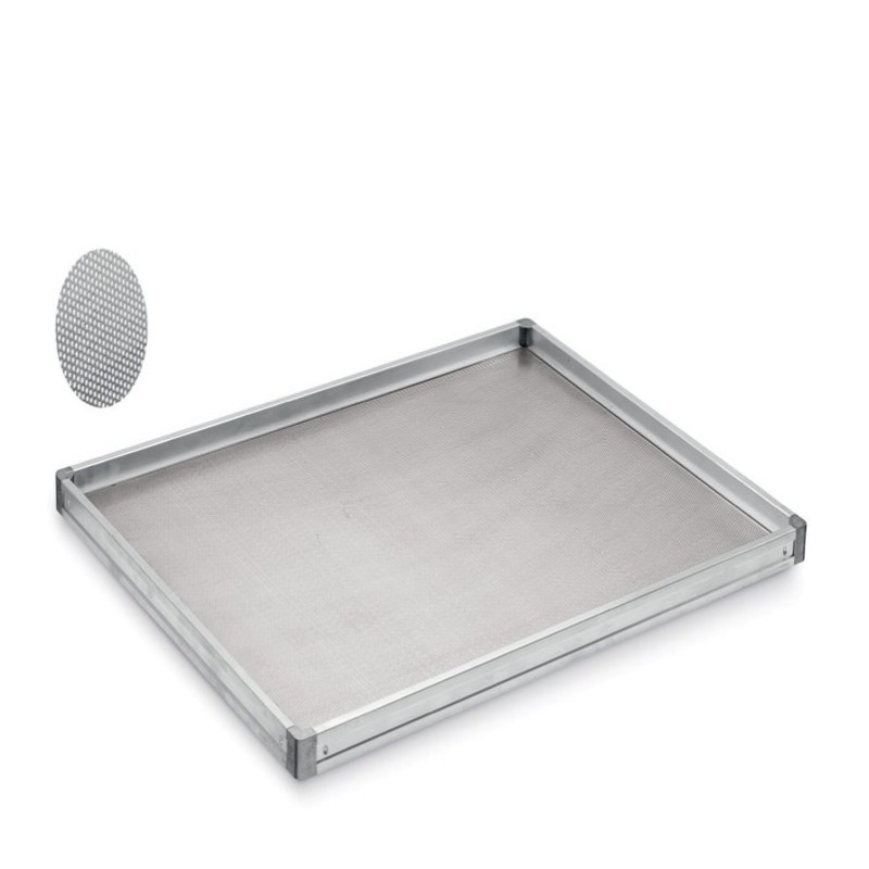 Teglie con telaio in alluminio forato piane ed ondulate