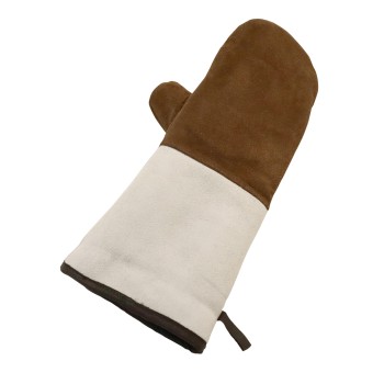 Guanti da forno in pelle