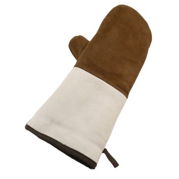 Guanti da forno in pelle