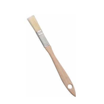 Pennello da panettiere, manico in legno, adatto agli alimenti