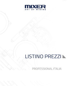 LISTINO PROFESSIONAL MERCATO ITALIA MIXER