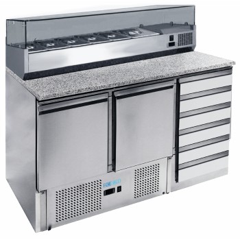 BANCHI PIZZA REFRIGERATI STATICI – G-S903PZCAS-FC